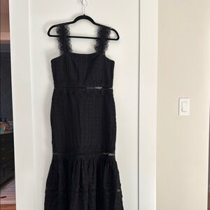 NWT WAIMARI Ibiza tiered lace-trimmed broderie anglaise cotton midi dress